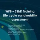PLANETS SSbD Training on Life Cycle Sustainability Assessment (1) (10.09.2025, online)