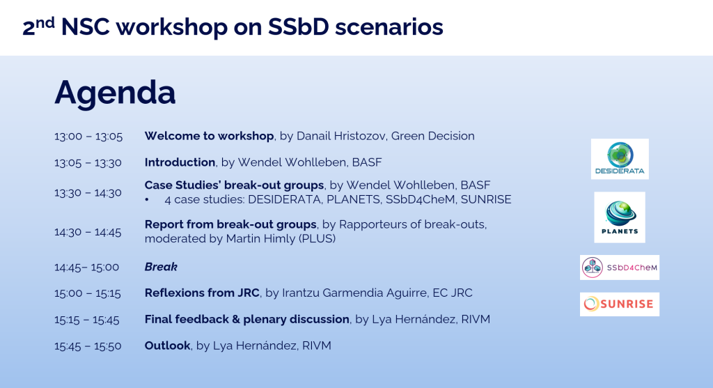 2ndNSCworkshopSSbDscenarios_Agenda